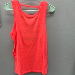 Neon pink Victoria’s Secret Sport tank top